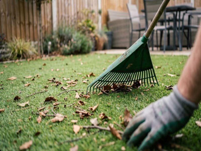 seasonal maintenance for artificial turf